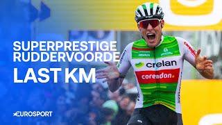 Superprestige Ruddervoorde Men's Race Finish: Joran Wyseure takes massive breakthrough victory ‍