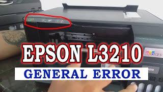 Epson L3210 General Error Blinking