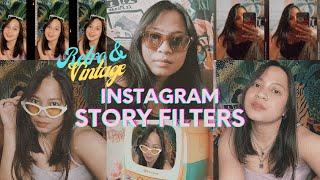 THE BEST INSTAGRAM STORY FILTERS YOU SHOULD TRY (grain/dust, film, retro & vintage)| ELISHA CARLISLE