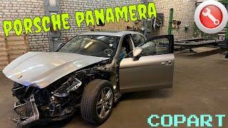 Porsche Panamera 2012  Ну ОЧЕНЬ сильный удар