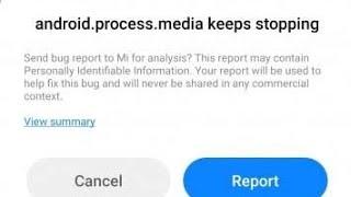 how to fix android.process.media keeps stopping redmi 7, redmi 7a