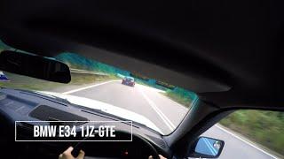 BMW 520i E34 1JZ-GTE | Kuala Klawang Titi Kong Touge | GoPro POV | Malaysia