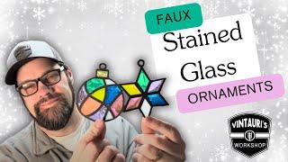 Faux Stained Glass with epoxy - Made on the xTool S1