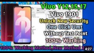 Vivo Y12,Y15,Y17Latast Security Password Unlock | Umt Tool Without |Test point 100%|Working|fayyaz