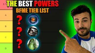 The BEST POWERS in Battle for Middle Earth II Rise of the Witch-King | BFME Tier List