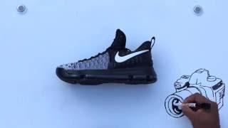 Nike KD 9 "Oreo" Review/Showcase