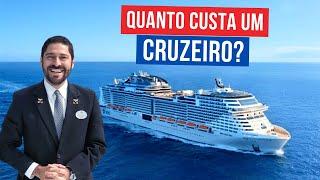 QUANTO CUSTA UMA VIAGEM DE CRUZEIRO NO BRASIL E NA EUROPA? Será que é muito caro?