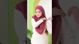 CARA MENGENAKAN HIJAB SEGIEMPAT MUDAH DAN SIMPLE TAPI CANTIK TERBARU #hijabstyle