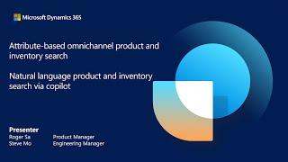 Attribute-based omnichannel product & inventory search & Natural language product & inventory search