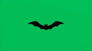 Green Screen Bats Flying | Halloween