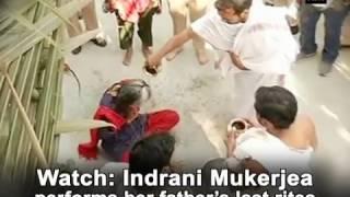 Watch: Indrani Mukerjea performs her father's last rites - ANI News