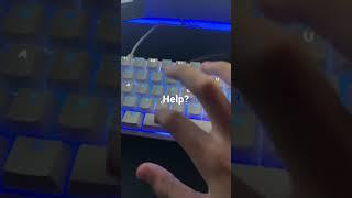 One side of my space bar is pingy