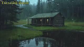 Sleep instantly with rainstorm & powerful thunder sounds covering the house at night