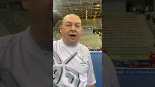 Damien Kirwan speaks after Team Ireland Floorball wins 4-0 against Poland