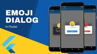 Flutter Emoji Alert/Dialog with Different Emojis (Package of the Week )