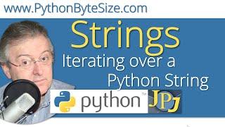 Iterating over a Python String