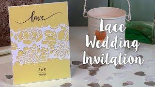 Budget-Friendly DIY Wedding Invitations - Sizzix