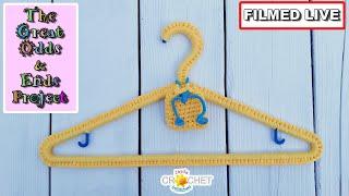 Crochet Covered Hanger - The Great Odds & Ends Project - Jayda InStitches Live - June 23, 2025