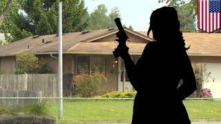 Wife tries to shoot husband over dispute about house chores - TomoNews