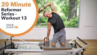 20 Minute Reformer Series Workout 13 | Pilates with John Garey