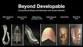 Beyond Developable: Computational Design and Fabrication with Auxetic Materials (SIGGRAPH 2016)