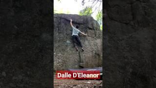 Dalle D'Eleanor (V4+ ) good luck! Climbed here by Emmanuel Guimond. #bouldering #valdavidbouldering