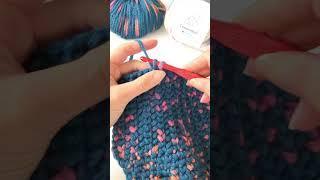 Crocheting Beautiful Knit Look Stitches #crochet #shortscrochet #crocheting