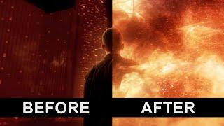 Infinity Before and After VFX