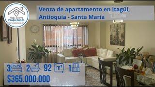 Venta de Apto Tercer piso Itagüí Santa Maria