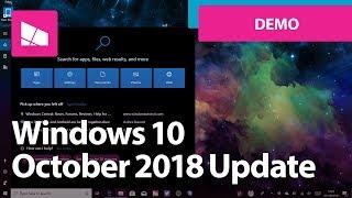 Windows 10 October 2018 Update - Official Release Demo (Version 1809)