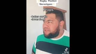 So true(RUGBY POSITION STEREOTYPES)