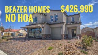 Las Vegas New Homes - Tour Beazer Homes - NO HOA - Somerset Acacia Ranch - $426,990