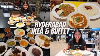 Hyderabad Food (Part 3) | IKEA & Andhra Buffet at Rayalaseema Ruchulu