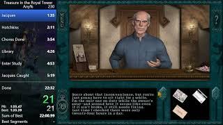 (WR) Nancy Drew: Treasure in the Royal Tower Speedrun in 22:16