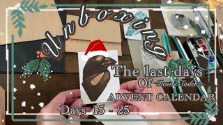 ADVENT CALENDAR By  @InLiquidColor   unboxing Day 15 - 25 