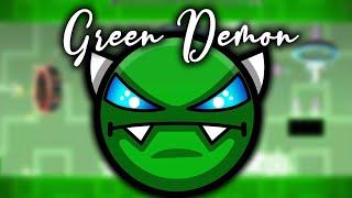 Green Demon | Geometry Dash ONLY HARDCORE | Insane/Demon