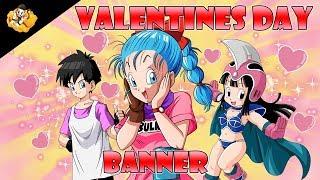 Valentines Day Banner Bulma Chichi Videl Dragon Ball Legends DB DBL DBZ