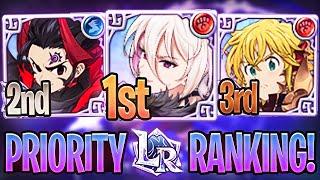 *GLOBAL PLAYERS* Who Should You LR First & In What Order? UPDATED LR LILLIA! (7DS Grand Cross)