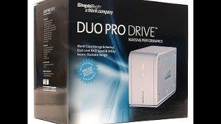 SILENT UNBOXING+ INSTALLATION: SIMPLETECH DUO PRO DRIVE USB 2.0/ESATA EXTERNAL DUAL HDD  ENCLOSURE