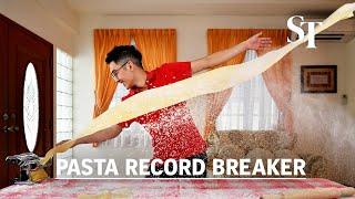 Look what Covid made me do: Pasta record breaker Samuel Tan