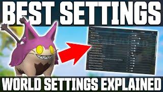 Palworld BEST SETTINGS // All Server Custom World Settings Explained