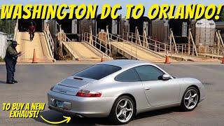 Traveling With A Porsche 911 On A Train?! [VLOG and Tour Of Washington DC]