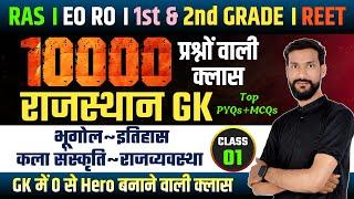 REET।RAS।EO RO।2nd Grade।Rajasthan GK Previous year questions+MCQs #1 Rajasthan Gk  By Yogendra Sir