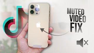 How to Fix Muted Video on TikTok (tutorial)