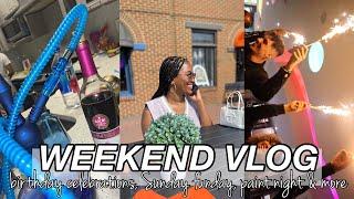 VLOG: birthday celebration, Sunday funday, paint night, shopping & more!