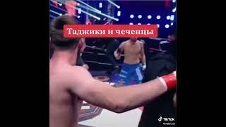 Таджики против Чеченцы драка после боя