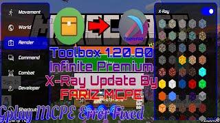 TOOLBOX FOR MCPE 1.20.80 INFINITE PREMIUM X-RAY UPDATE BY FARIZ MCPE