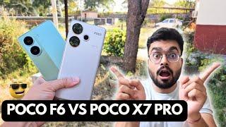  Poco X7 Pro Vs Poco F6 5G - Ultimate Camera & Performance Battle ! 