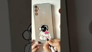 Reuse Old Mobile Cover | Diy Cute Mobile Cover Painting #youtubeshorts #diy #art #shortsfeed #shorts