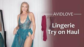 Avidlove | Try On Haul with Badd Angel | Sexy Lace lingerie for 2023